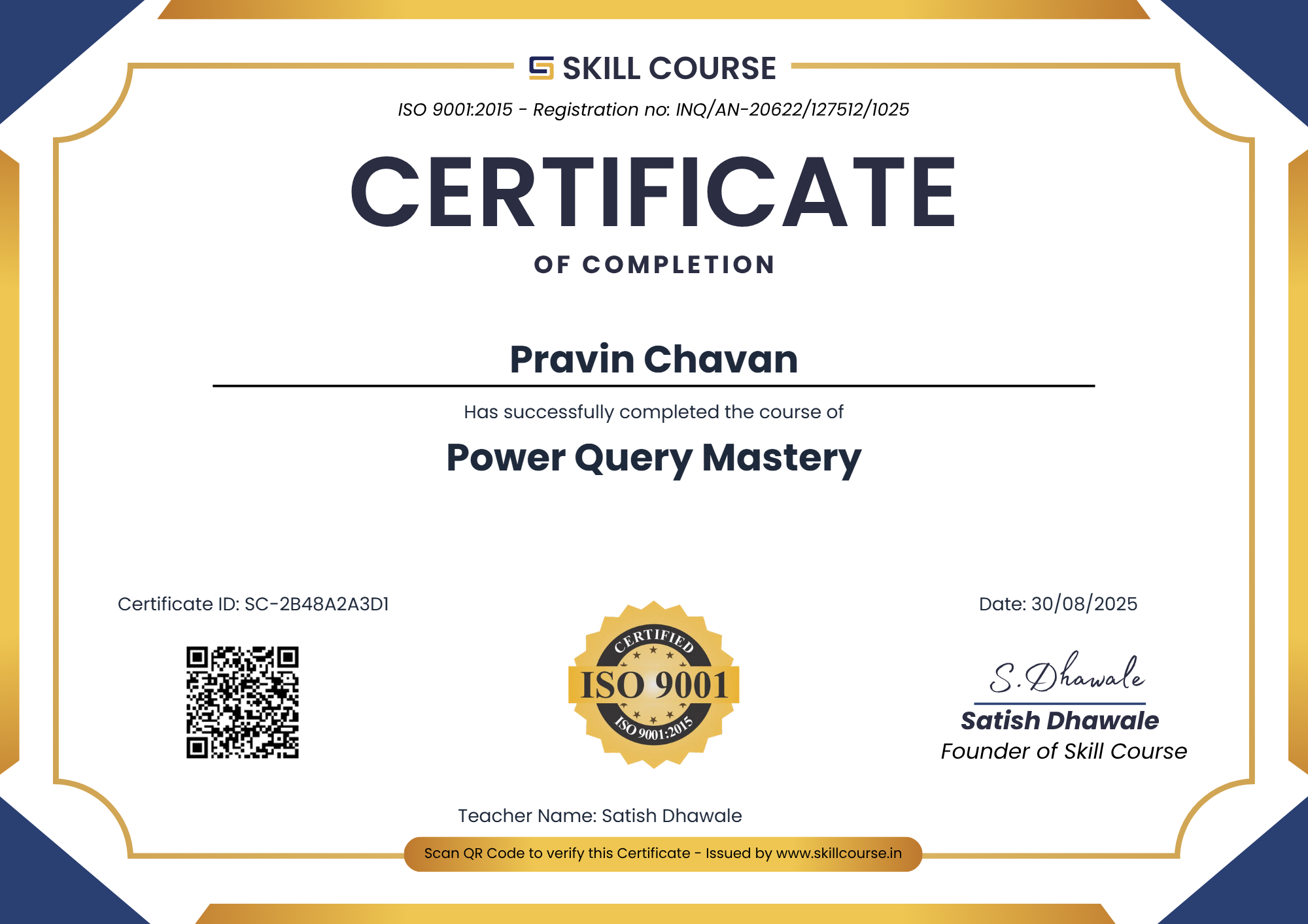 Pravin Chavan Portfolio